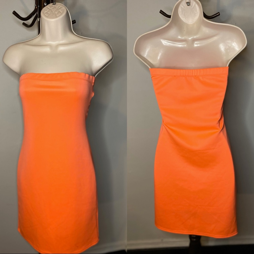 Coral Tube Dress